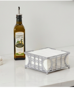 Porta Servilletas Metálico de Diseño Moderno y Lujoso con Acabado Elegante, Perfecto para Accesorios de Comedor de Hotel y Decoración de Mesa - Product Image 3
