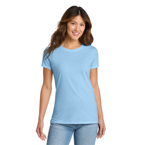 Camiseta Ajustada de Primera Calidad para Mujer, Mezcla de Algodón Suave, Manga Corta, Top Básico, Logotipo Personalizado, Fabricante de Ropa al Por Mayor - Product Image 5