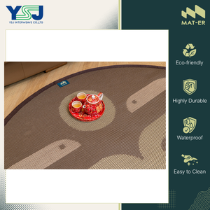 Tapis de plage ronds de qualité supérieure fabriqués en Thaïlande, imperméables et résistants à la corrosion, 100% polypropylène, en vente - Product Image 4