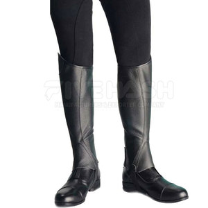 Mini Chaps de Cuero, Protector de Patas de Caballo Resistente, Cuero Liso, para Entrenamiento al Aire Libre - Product Image 5