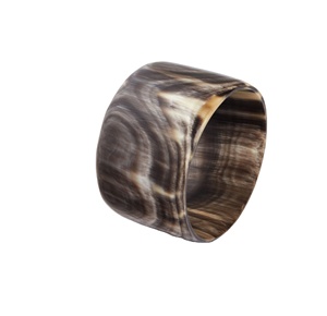 Cuerno de búfalo elegante mesa de comedor servilletero anillos para servilletero de madera personalizado vajilla producto antiguo para el hogar - Product Image 1