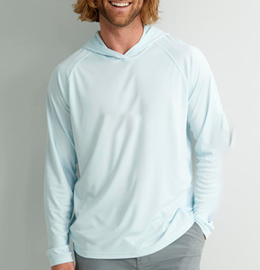 Haut de pêche à manches longues pour homme grande taille, imprimé, en polyester, séchage rapide, respirant, avec capuche, par sublimation - Product Image 3