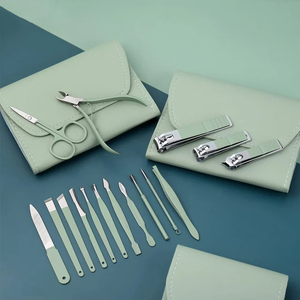 Hot Selling 4 in 1 Deluxe Manicure Set Pedicure <b>Kit</b> Professional Grade <b>Nail</b> Care Grooming Set with Bag for Home and Salon - Product Image 4