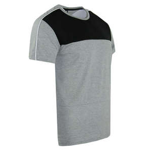 ชุดเสื้อยืดแขนสั้นและกางเกงขาสั้นลายดอกไม้ ผ้าฝ้ายถักคุณภาพสูง 100% สำหรับผู้ชาย ฤดูร้อน ปี 2025 ผลิตในปากีสถาน สไตล์ลำลอง - Product Image 2