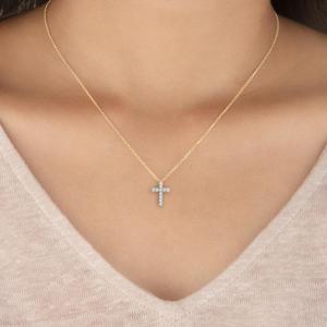 Colgante de Diamante Cultivado en Laboratorio Refinado, 2.06 CTW, Corte Redondo, Elaborado en Oro Blanco de 18K, Collar de Joyería Fina para Mujer, Compromiso - Product Image 1