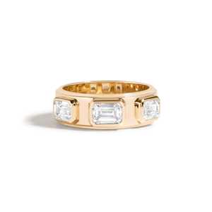 Plain Wedding Band Wide <b>Domed</b> High Polish Finish Comfort Fit <b>Rings</b> Unisex Dad Bands 14K 18K Solid Gold 925 Silver B2B Wholesale - Product Image 1