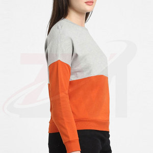 Sweat-shirts pour femmes tendance et à la mode, personnalisables pour un usage décontracté, prix de gros, manches longues, logo sur le devant - Product Image 3