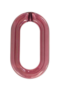 Cadena de eslabones de resina para decoración de pared, cadena transparente de acrílico para pared, hebilla de joyería, cadena cubana de plástico para decoración de pared - Product Image 2