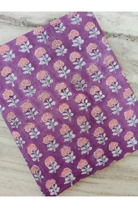 Tela de algodón estampada a mano con motivos florales, elegante, ecológica, reutilizable, personalizada, proveedor de tela estampada a mano para pedidos al por mayor. - Product Image 3