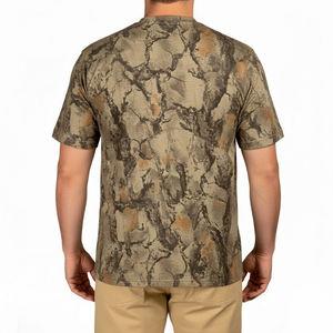 Chemises de sport à manches longues en tissu respirant pour hommes, camouflage sublimé, vente en gros, chemise de chasse professionnelle pour garçons - Product Image 2