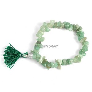 Meilleures ventes Bracelet en agate de style Feng Shui fabriqué à la main à partir de puces de pierres précieuses de quartz en cristal semi-précieux artisanat en pierre semi-précieuse - Product Image 2