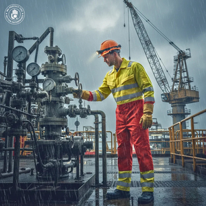 Overol de Trabajo Unisex de Alta Visibilidad, Amarillo y Rojo Reflectante, Tela Ligera y Transpirable Nomex, Uniforme de Seguridad de Manga Larga - Product Image 5