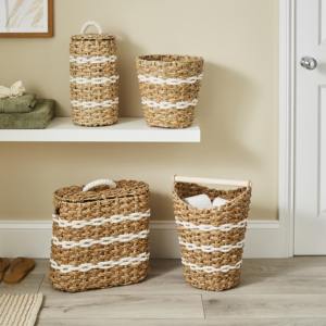 Porte-rouleau de papier toilette et panier de rangement en corde tressée, panier de rangement fait main, vente en gros, écologique, fabriqué au Vietnam - Product Image 4