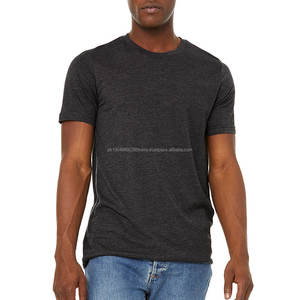 T-shirt unisexe pour adulte 100% coton noir, basique, uni, col rond, avec impression numérique - Product Image 1