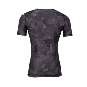 Rashguard pour homme à manches courtes pour MMA, boxe, arts martiaux, lutte, grappling, Muay Thai, entraînement, couche de base, natation, surf - Product Image 3