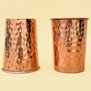 Meilleures ventes : Gobelet martelé 100 % cuivre pur, fait main, verre à eau ayurvédique pour stimuler l'immunité et favoriser le bien-être, écologique - Product Image 5