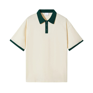 Chemises de golf personnalisées en tissu 100% coton, polos à séchage rapide, polos unis pour hommes, t-shirts polo - Product Image 2