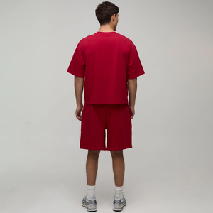 Ensemble d'été décontracté pour homme en coton 100% de haute qualité, style streetwear, imprimé, deux pièces : T-shirt ample et short baggy - Product Image 2