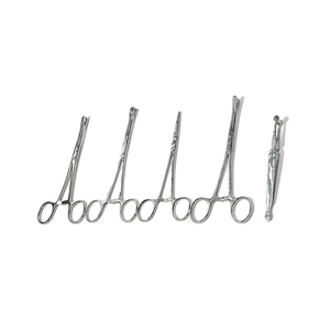 Kit d'instruments chirurgicaux manuels en acier inoxydable de classe I certifiés CE, réutilisables pour perçage corporel/auriculaire, qualité hospitalière - Product Image 4