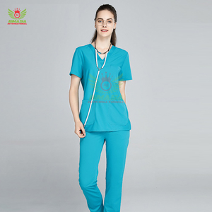 Conjunto de Uniforme Médico Transpirable de Manga Larga Personalizado 2024, Chaqueta Elástica para Enfermería, Uniformes Médicos Rectos, Conjuntos de Enfermería - Product Image 2