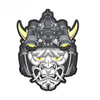 Commande en gros de patchs PVC personnalisés, logo en caoutchouc 3D embossé, patchs imperméables et durables pour vêtements, fourniture pour usine.