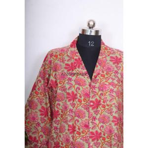 เดรสผู้หญิงผ้าฝ้ายพิมพ์ลายดอกไม้ ระบายอากาศได้ดี เป็นมิตรกับสิ่งแวดล้อม 100% แขน 3/4 คอวี ติดกระดุม ทรงเข้ารูป สำหรับงานกลางคืน งานทางการ เซ็กซี่ - Product Image 2