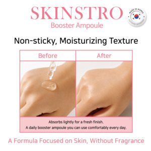 Ampolla Revitalizante SKINSTRO Booster 30ml, Suero Facial con Péptidos PDRN y Agua Termal, Hidratante y Calmante - Product Image 5