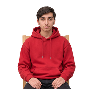 Sudadera con capucha de algodón premium de peso pesado, estilo urbano, ropa personalizada de marca privada para marcas de ropa y minoristas - Product Image 4