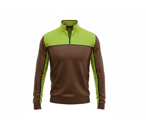 Custom Teamwear Quarter Zip <b>Jacket</b> Manufacturer <b>Men</b> Women Youth Sportswear Quick Dry Team <b>Pullover</b> - Product Image 6