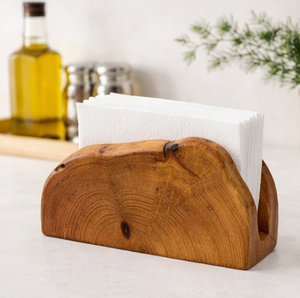 Porta Servilletas de Madera Hecho a Mano con Forma de Nube, Minimalista y Ecológico para Mesa - Product Image 4