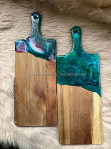 Tabla de cortar de resina y madera de la mejor calidad Producto estándar superior Uso de diseño único para hotel y restaurante doméstico - Product Image 6