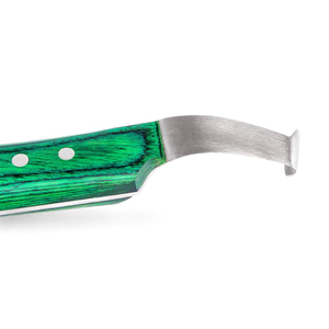 Cuchillo para pezuñas para zurdos, instrumentos veterinarios para herradores, con doble filo, mango de madera, reutilizable, precio económico - Product Image 5