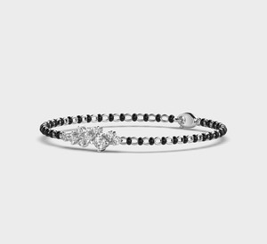 Pulsera Mangalsutra para Mujer Aurelia Grace Kada, Oro Amarillo/Blanco/Rosa de 9KT, Diamantes Cultivados en Laboratorio, Certificación IGI, Rodio Moderno - Product Image 6