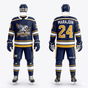 Tenue d'entraînement de hockey sur glace, vêtements de sport, uniforme d'équipe, meilleur design, best-seller pour les uniformes de hockey sur glace - Product Image 3