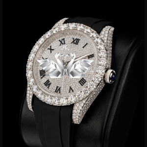 Premium Stainless Steel Moissanite Diamond Watch Men Luxury Fashion Watch - Product Image 3