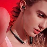 Écouteurs sans fil Bluetooth personnalisés He05 TWS, oreillettes sport en silicone, tour de cou, intra-auriculaires