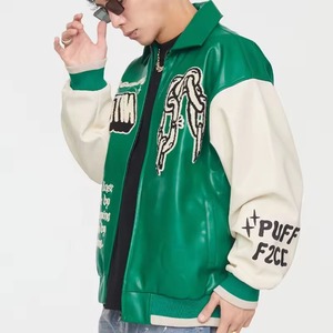 Chaquetas Varsity para Hombre, Chaquetas Letterman con Logotipo Personalizado, Chaquetas Estilo Streetwear de Béisbol, Chaqueta Varsity de Béisbol con Diseño de Collage - Product Image 5