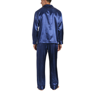 Wholesale Pajama Set <b>for</b> Men Soft Modal Men's Pajamas Long Sleeve Long Pants Bamboo <b>Pyjamas</b> Custom OEM ODM Plus Size Breathable - Product Image 2