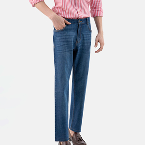 Pantalones Vaqueros para Hombre, Nueva Llegada, Color Azul, Material Denim, Corte Slim Fit, Jeans Personalizados, Servicio OEM - Product Image 1