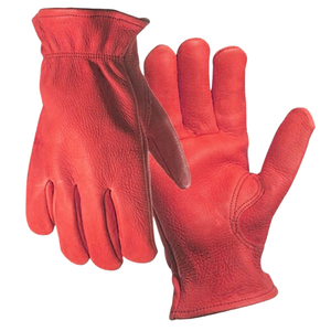 Gants de conduite JNM SAFETY en cuir de vachette grainé de qualité supérieure, durables, résistants, doux, confortables et résistants à l'abrasion pour usage domestique - Product Image 2