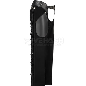 Cuissardes en daim à taille réglable pour la pratique quotidienne du cow-boy, de l'équitation et du travail à la ferme - Product Image 6