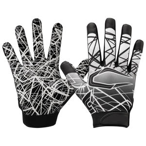 Guantes de Fútbol Americano Personalizados con Logotipo, Calidad Premium, Palma Superadherente, Pantalla Táctil, Impermeables, Unisex, Hechos de Látex, Marca Privada - Product Image 2