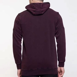Sudadera con Capucha y Cremallera para Hombre, Color Sólido, Logotipo de Motocicleta Bordado, Corte Casual, Manga Regular, Tejido de Algodón, Ropa de Otoño - Product Image 5