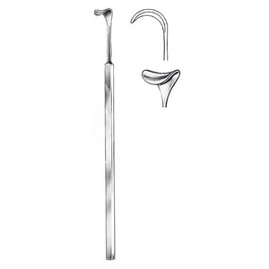 Rétracteur manuel en acier inoxydable 200 mm X=10 mm 318-228-100 Instrument chirurgical de précision réutilisable pour neurochirurgie Hermann - Product Image 2