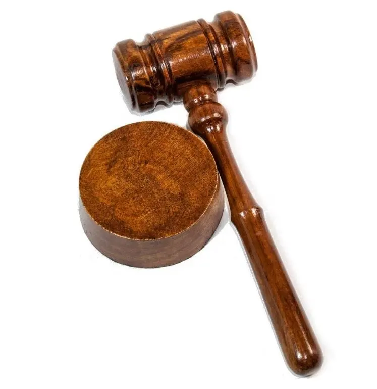Лидер продаж, премиальный деревянный молоток с основой для судьи, ручной работы, из коричневого дерева от Ayaans