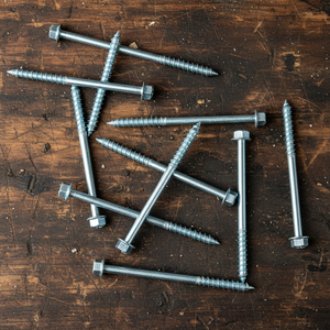 Vis de toiture industrielles en acier au carbone, plaquées zinc, certifiées BIS, de marque PDC, métriques/pouces, normes DIN/ANSI, classes 4.8 et 6.8, vente en gros - Product Image 6