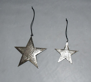 Décoration de Noël en métal faite à la main, réutilisable, écologique, durable, personnalisable, taille sur mesure, élégante pour la maison et les fêtes - Product Image 2