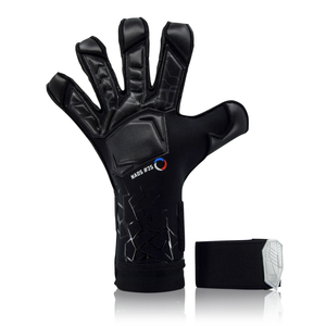 Gants de gardien de but de football pour enfants et adolescents, respirants, en latex, antidérapants, à doigts entiers, fermeture à boucle pour un entraînement professionnel - Product Image 2