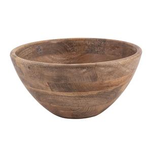 Lot de grands bols de service en bois d'acacia pour fêtes, salades et conservation alimentaire – Élégants et sûrs - Product Image 5