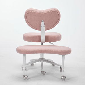Silla de Meditación con Ruedas y Asiento Cruzado AD/HD, Silla de Escritorio con Soporte Lumbar y Asiento Ajustable para Niños - Product Image 6